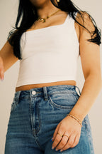 Super High Rise Medium Wash Raw Hem Wide Leg Jeans
