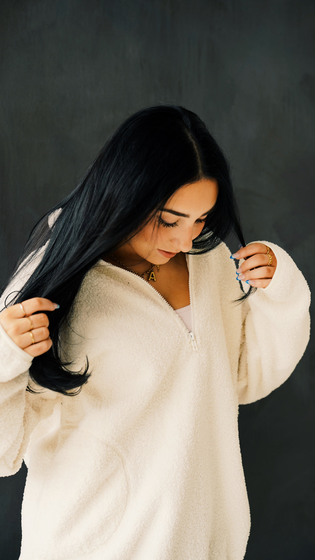 Sherpa Half-Zip Pulllover