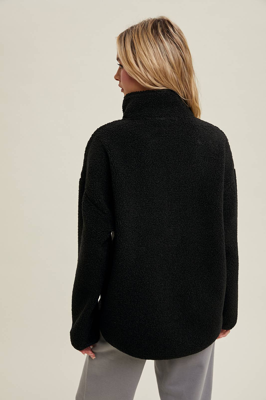 Sherpa Half-Zip Pulllover