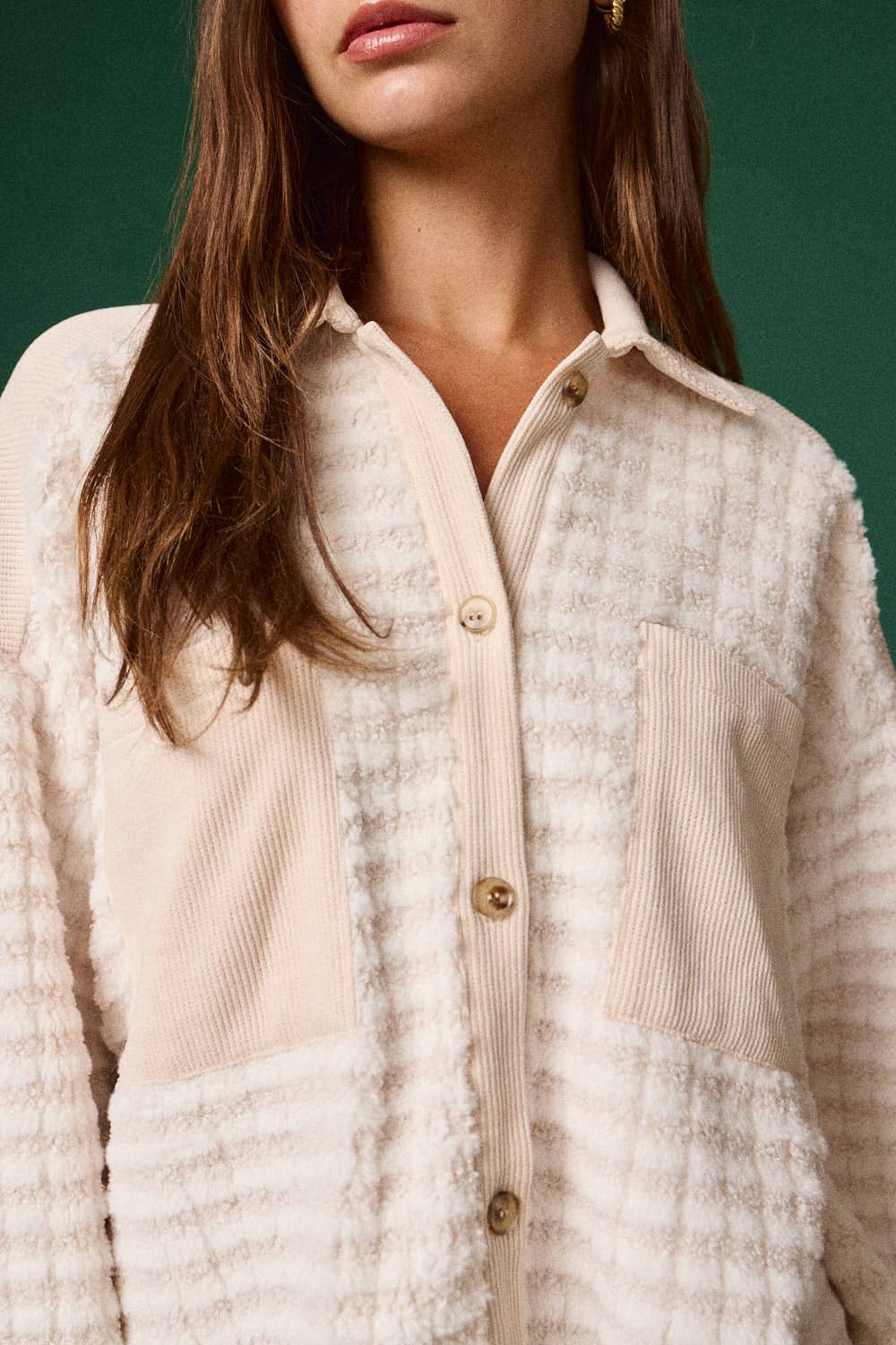Luxurious Textured Oversized Cardigan