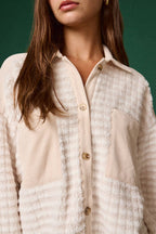 Luxurious Textured Oversized Cardigan