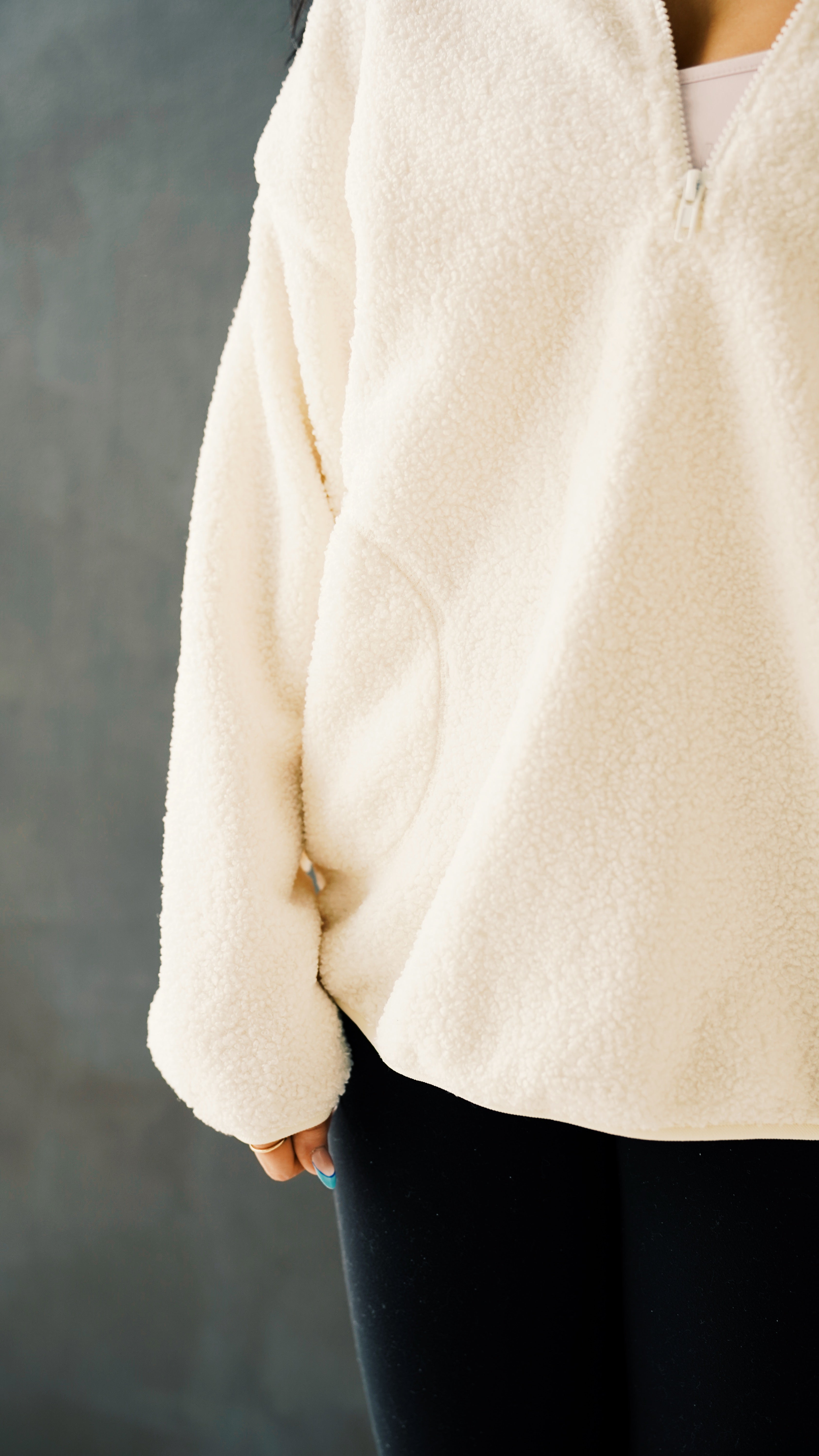 Sherpa Half-Zip Pulllover