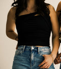 Asymmetric One Shoulder Top