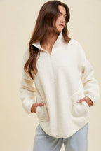Sherpa Half-Zip Pulllover