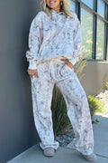 Camo Plant Hoodie and Pants Set