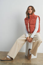 Fall Adoreme Corduroy Puffer Vest