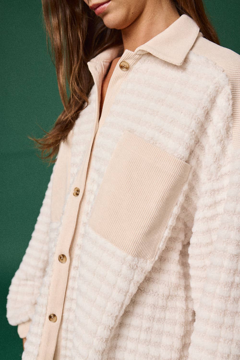 Luxurious Textured Oversized Cardigan