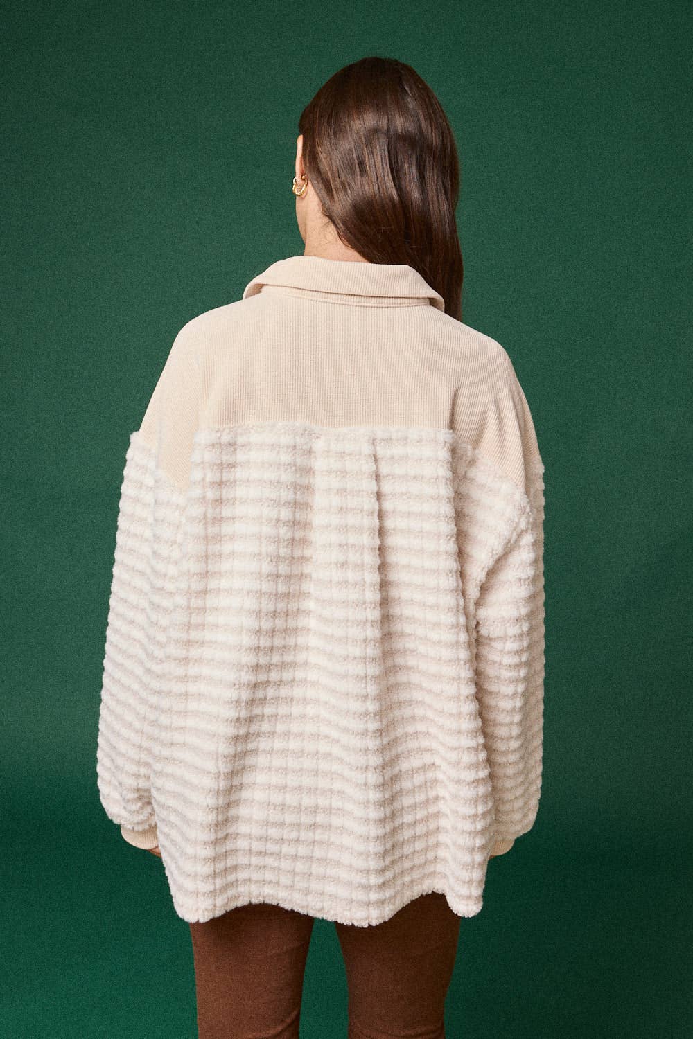 Luxurious Textured Oversized Cardigan