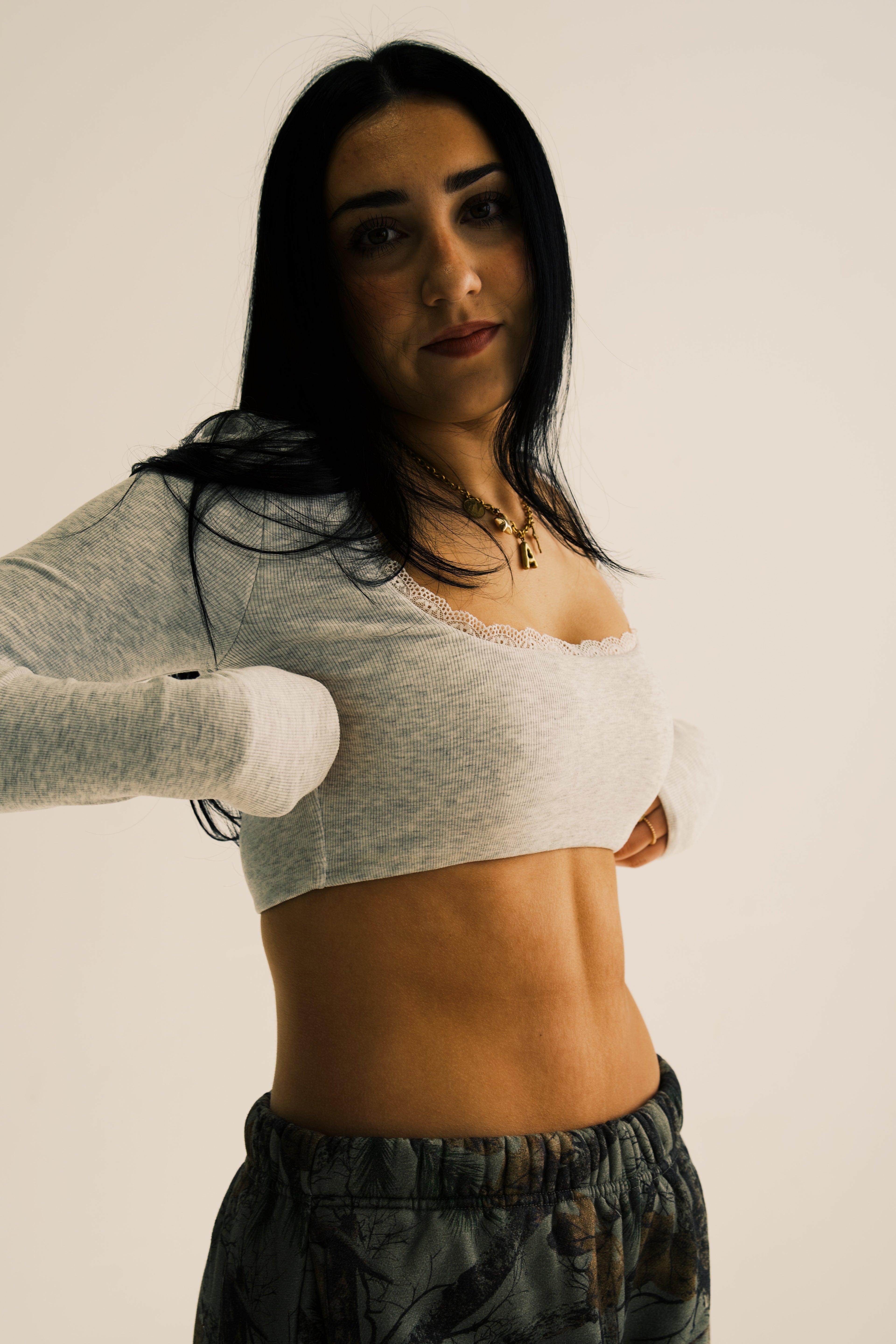 Core Basic Ribbed Long Sleeve Top
