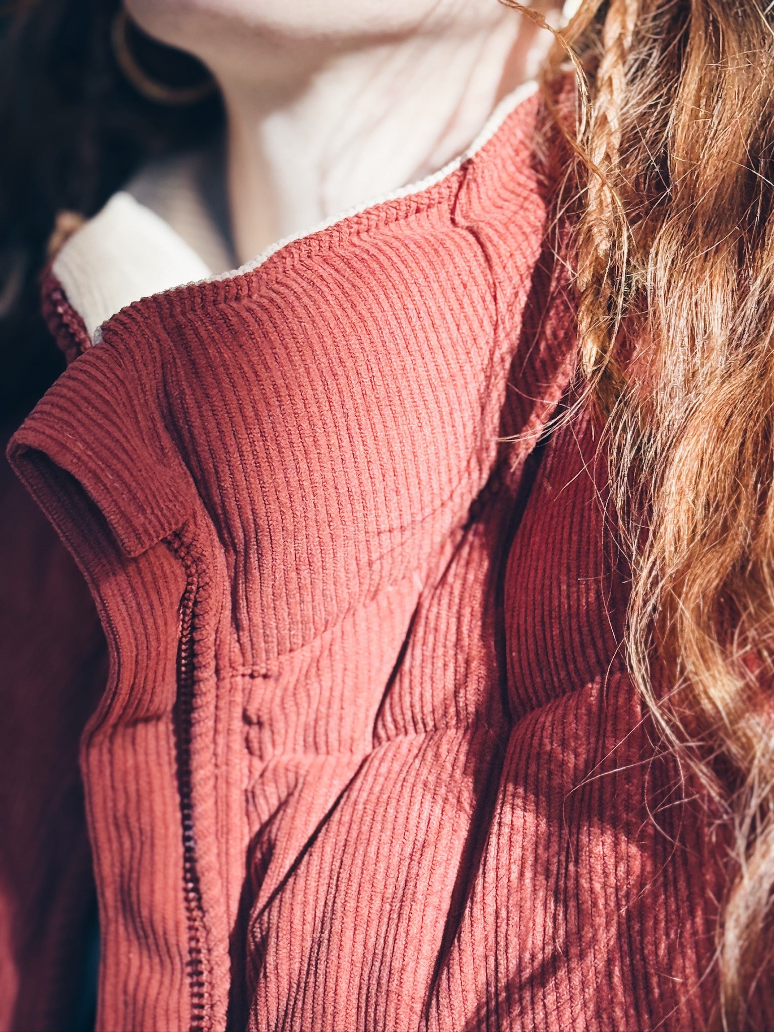 Fall Adoreme Corduroy Puffer Vest