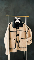 Reversible Sherpa and Leather Jacket