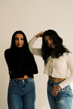 Ribbed Knit Cardigan and Tank Top Set