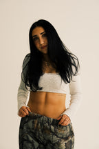 Core Basic Ribbed Long Sleeve Top