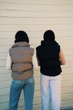Zipper Front Puffer Vest