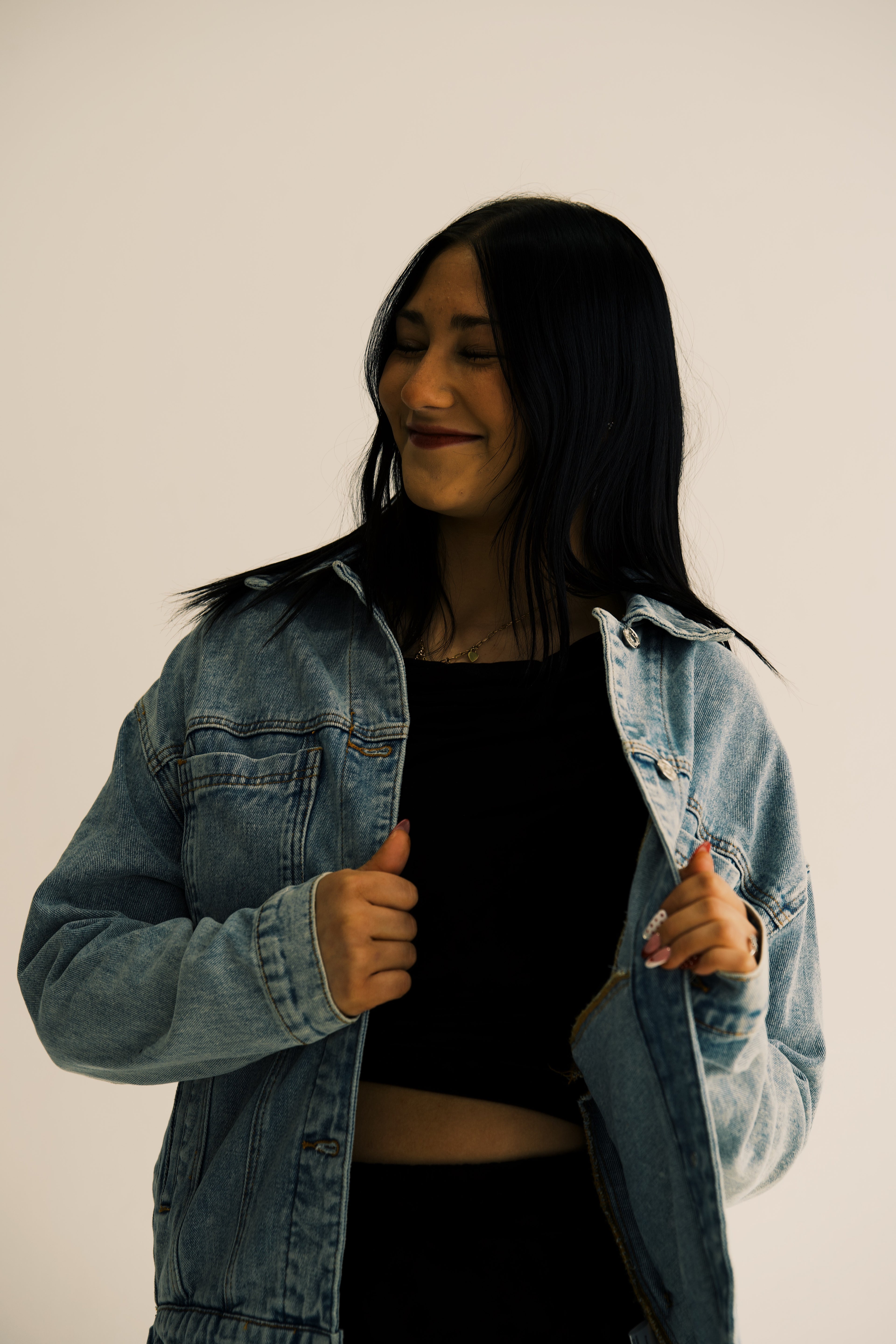 Denim Button Down Oversized Jacket