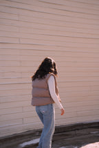 Zipper Front Puffer Vest