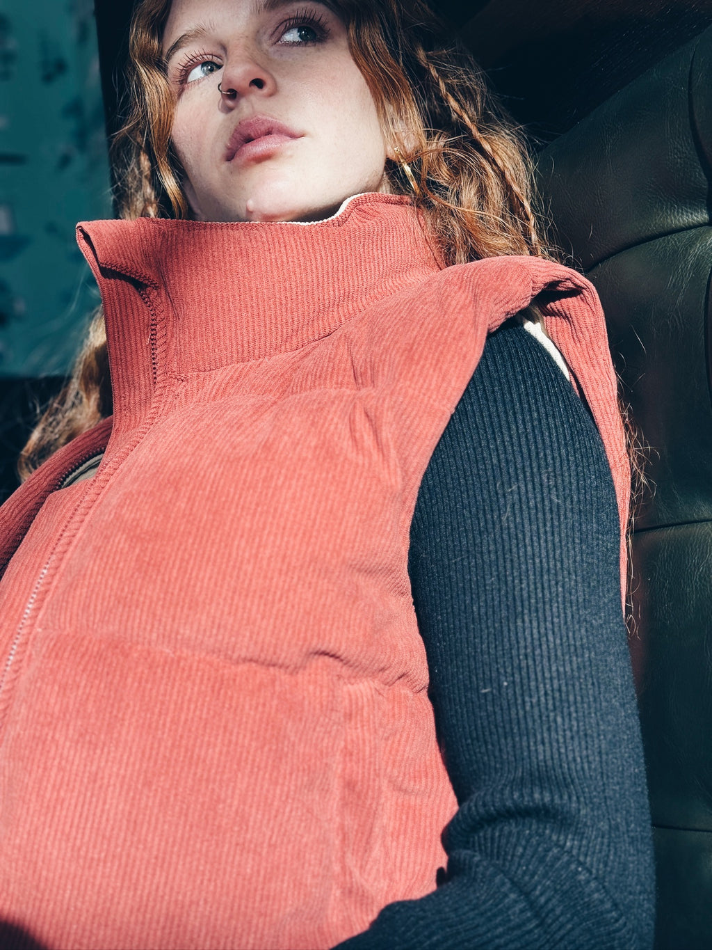 Fall Adoreme Corduroy Puffer Vest