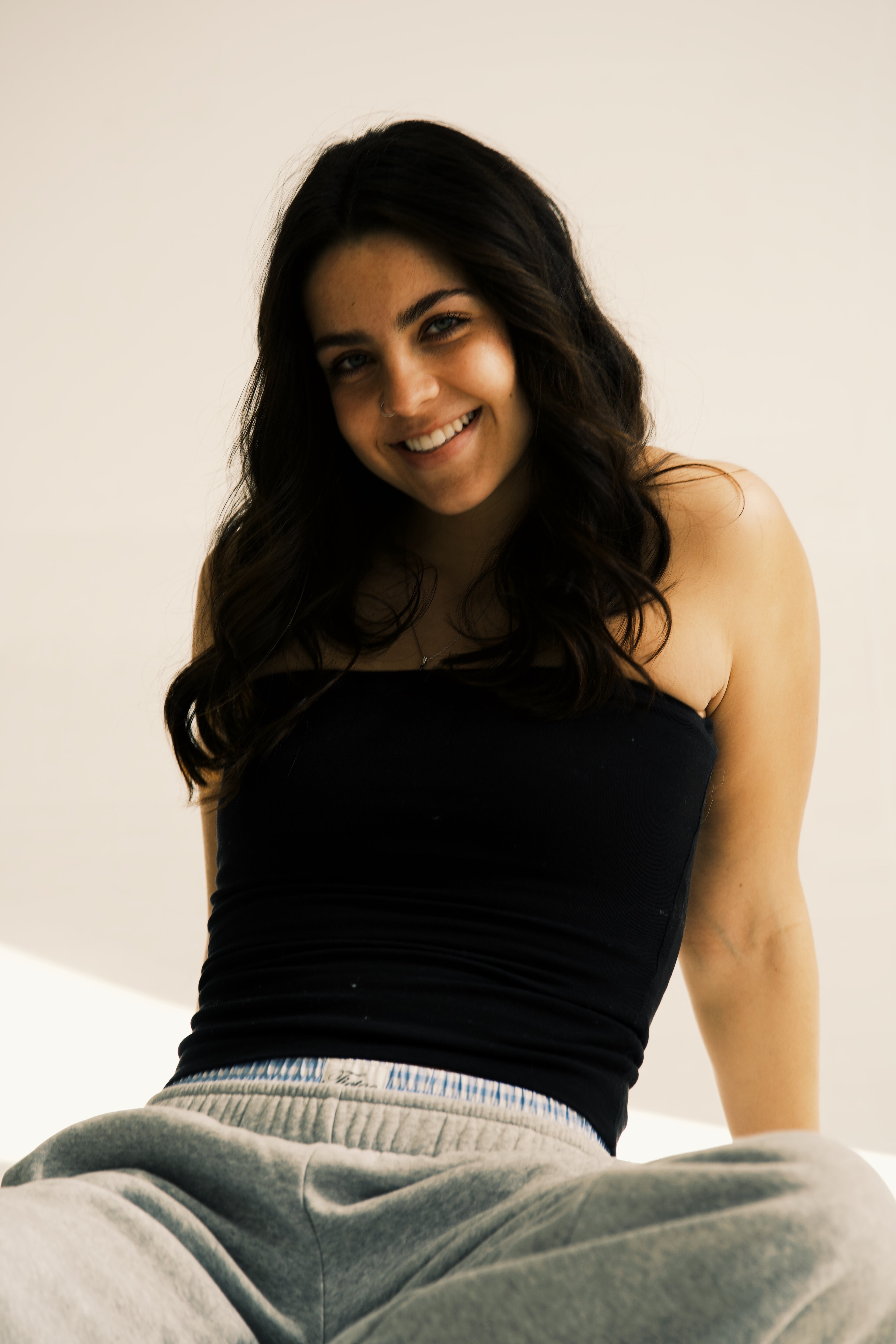 Double Layered Long Tube Top