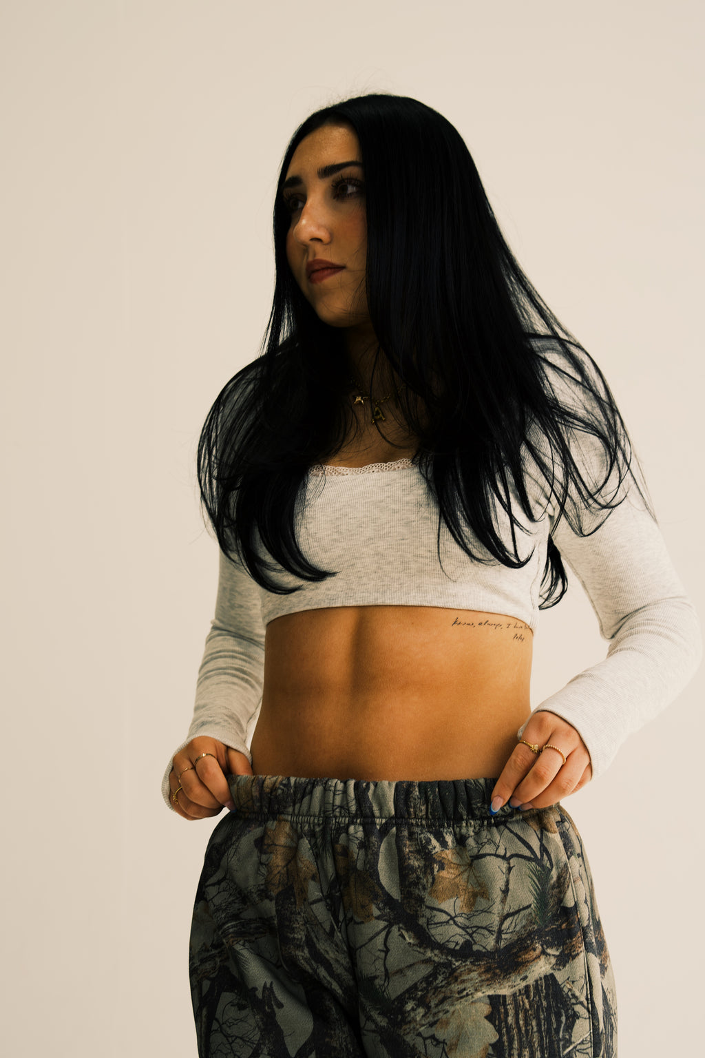 Core Basic Ribbed Long Sleeve Top