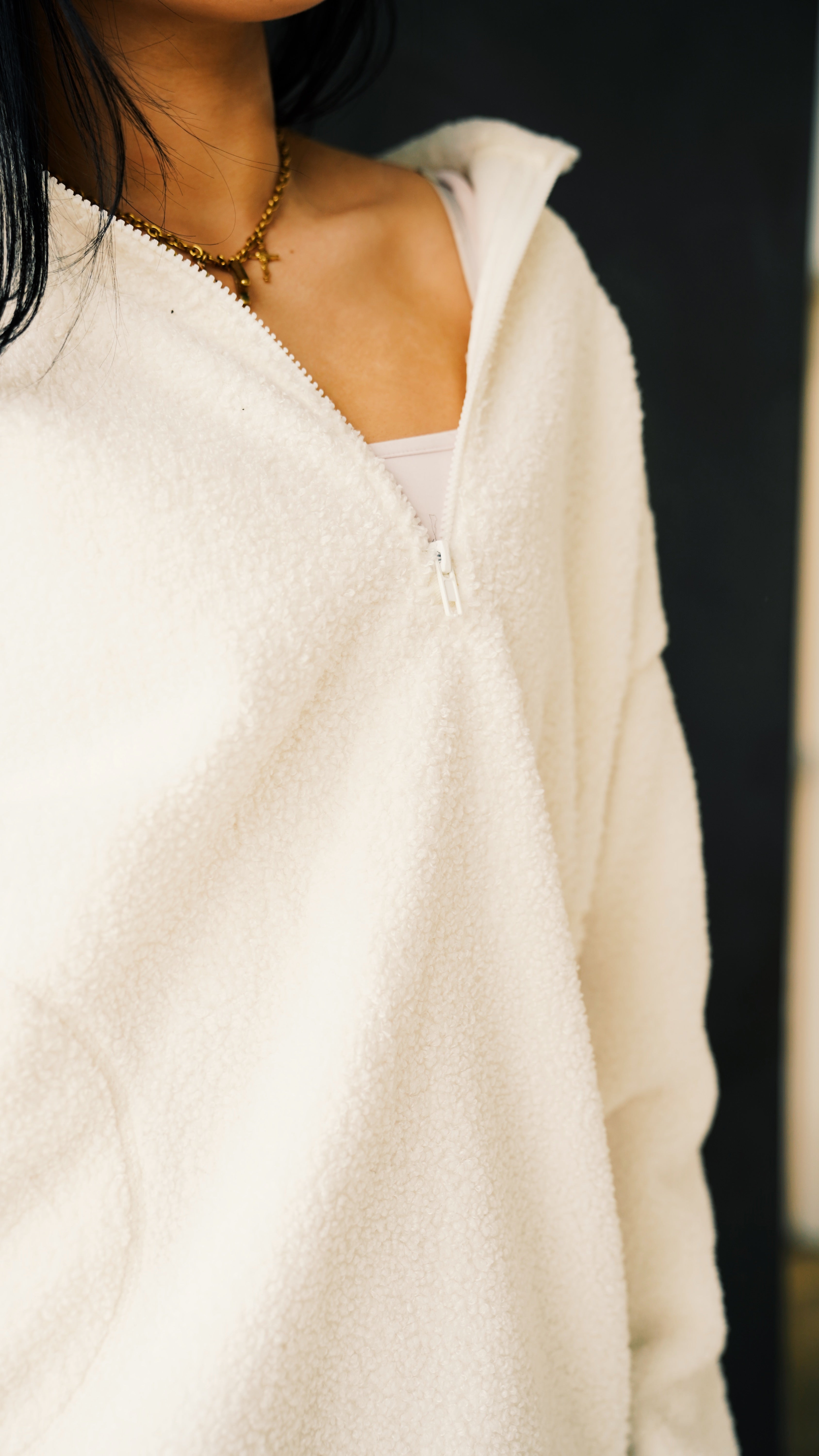 Sherpa Half-Zip Pulllover