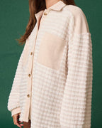 Luxurious Textured Oversized Cardigan